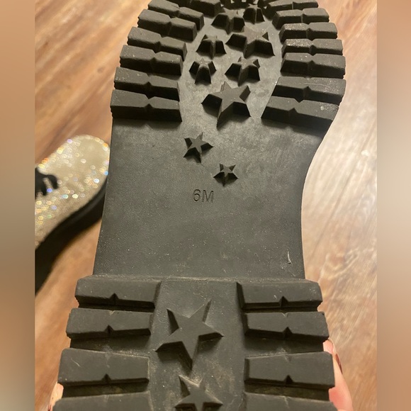 Diamond duchess bling boots poster girl Rhinestone Platforms - Picture 4 of 5